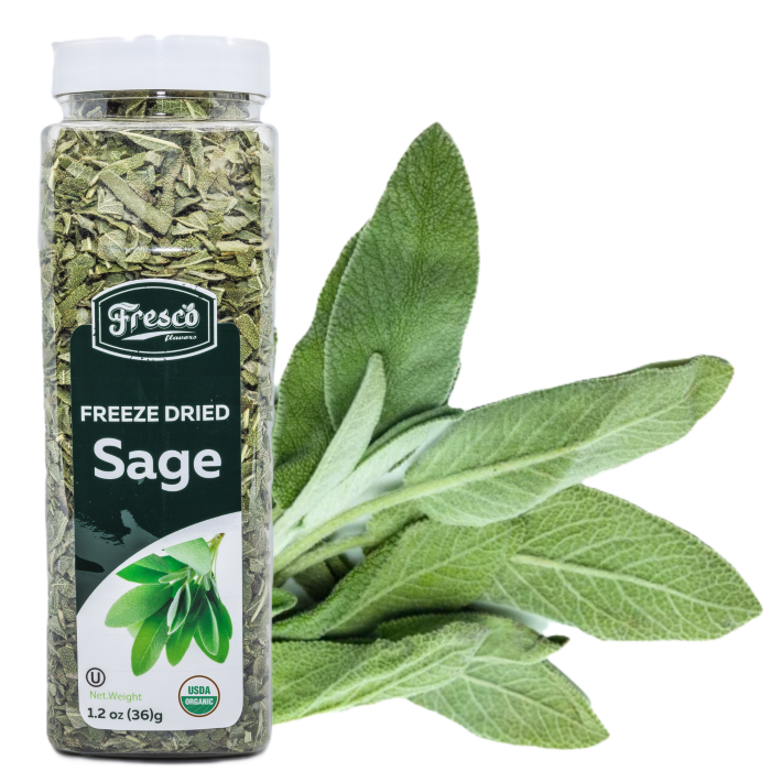 Freeze-dried organic herb powder