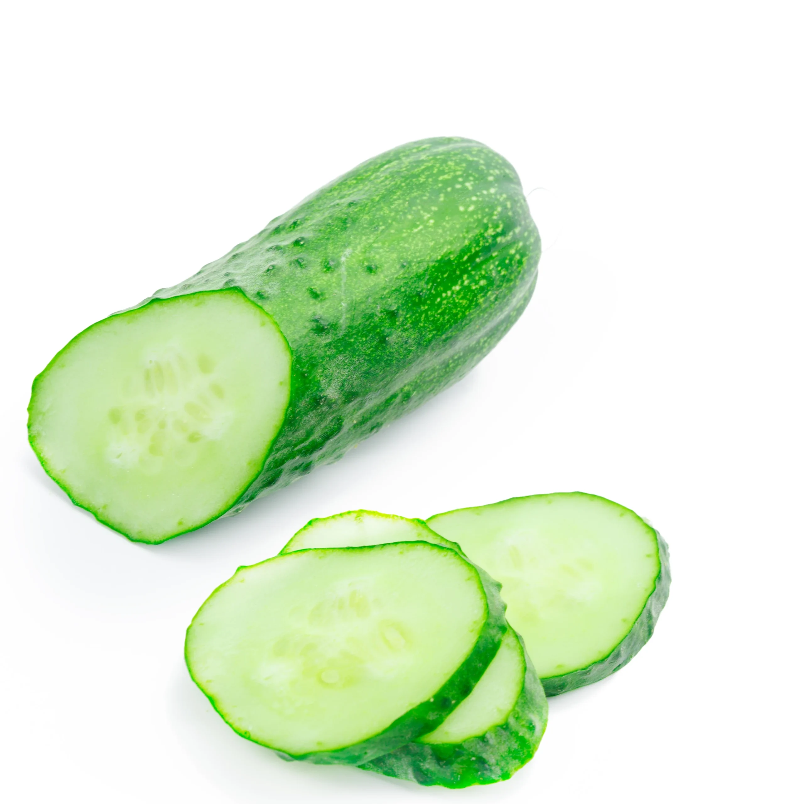 A picture of a good looking Cucumber